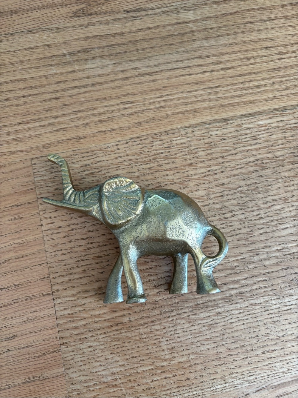 Brass Finish Elephant - Gold Elephant Decor